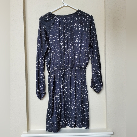 Gap NWT Long Sleeve Wrap Mini Confetti Dress.  Size Medium - Picture 5 of 9